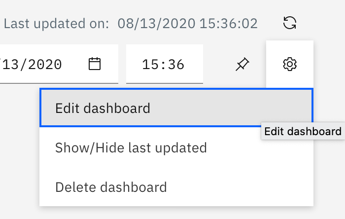 Edit Dashboard