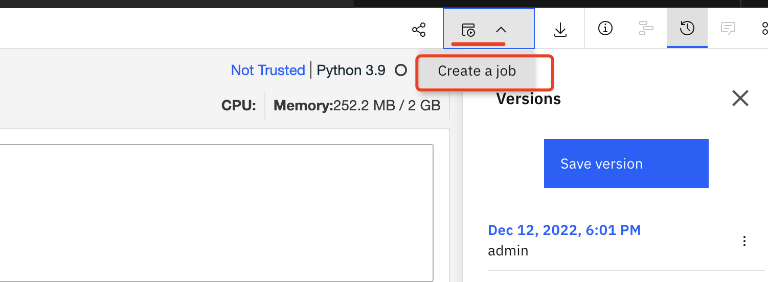 Create job1
