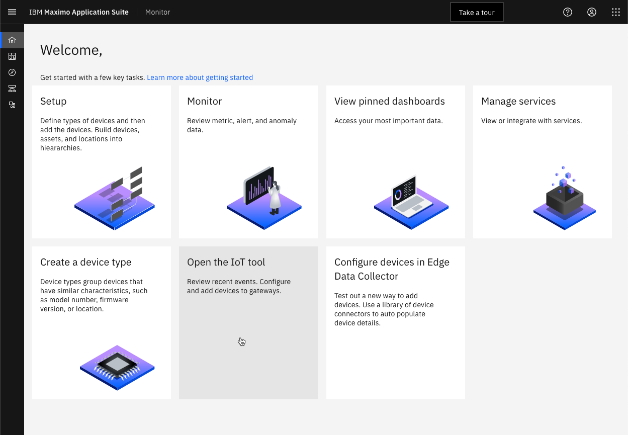 Navigate to IoT Tool