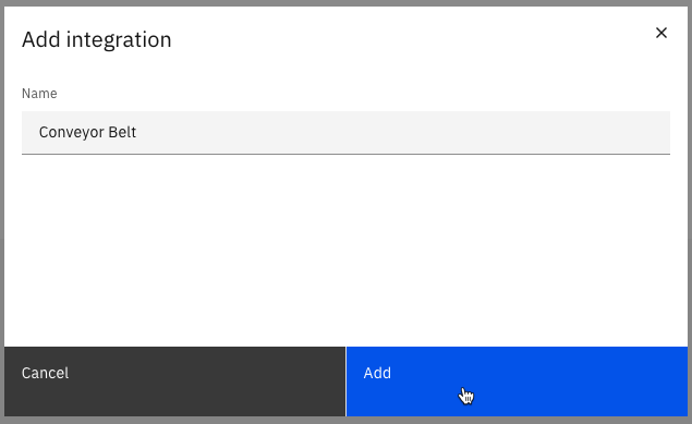 Integration name