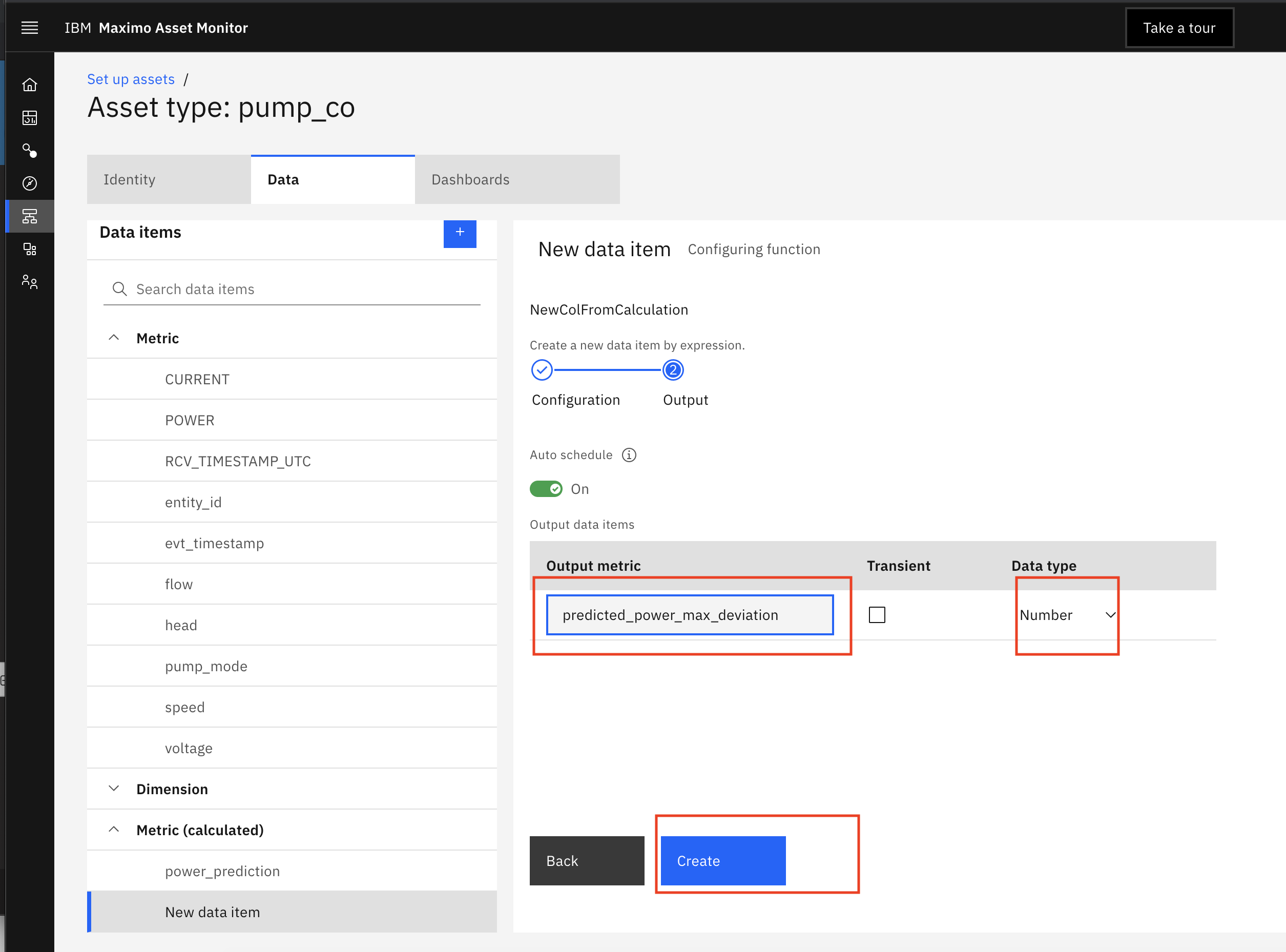 dashboard settings