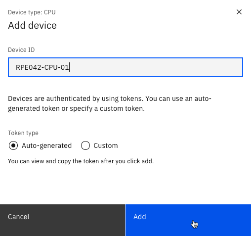 Add device