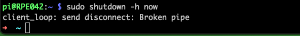 Shutdown Pi