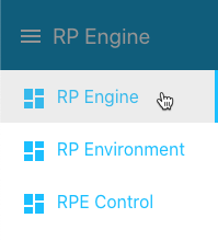 RPE Dashboard Menu