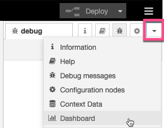 Choose dashboard
