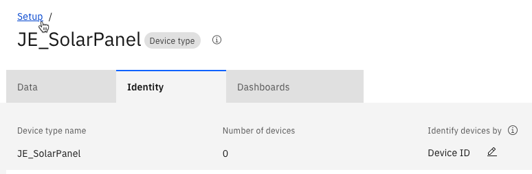 Navigate to Setup
