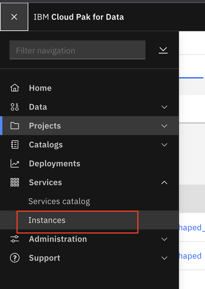 Database instance