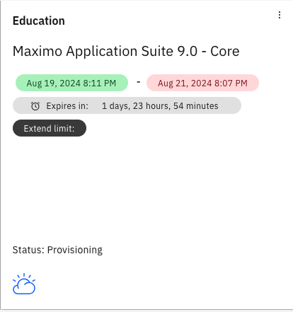 Reservation Provisioning