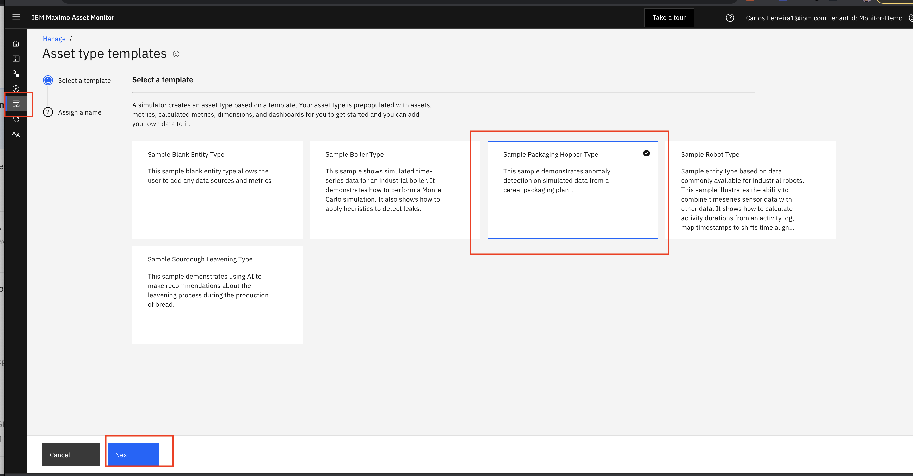 Create an Asset Type