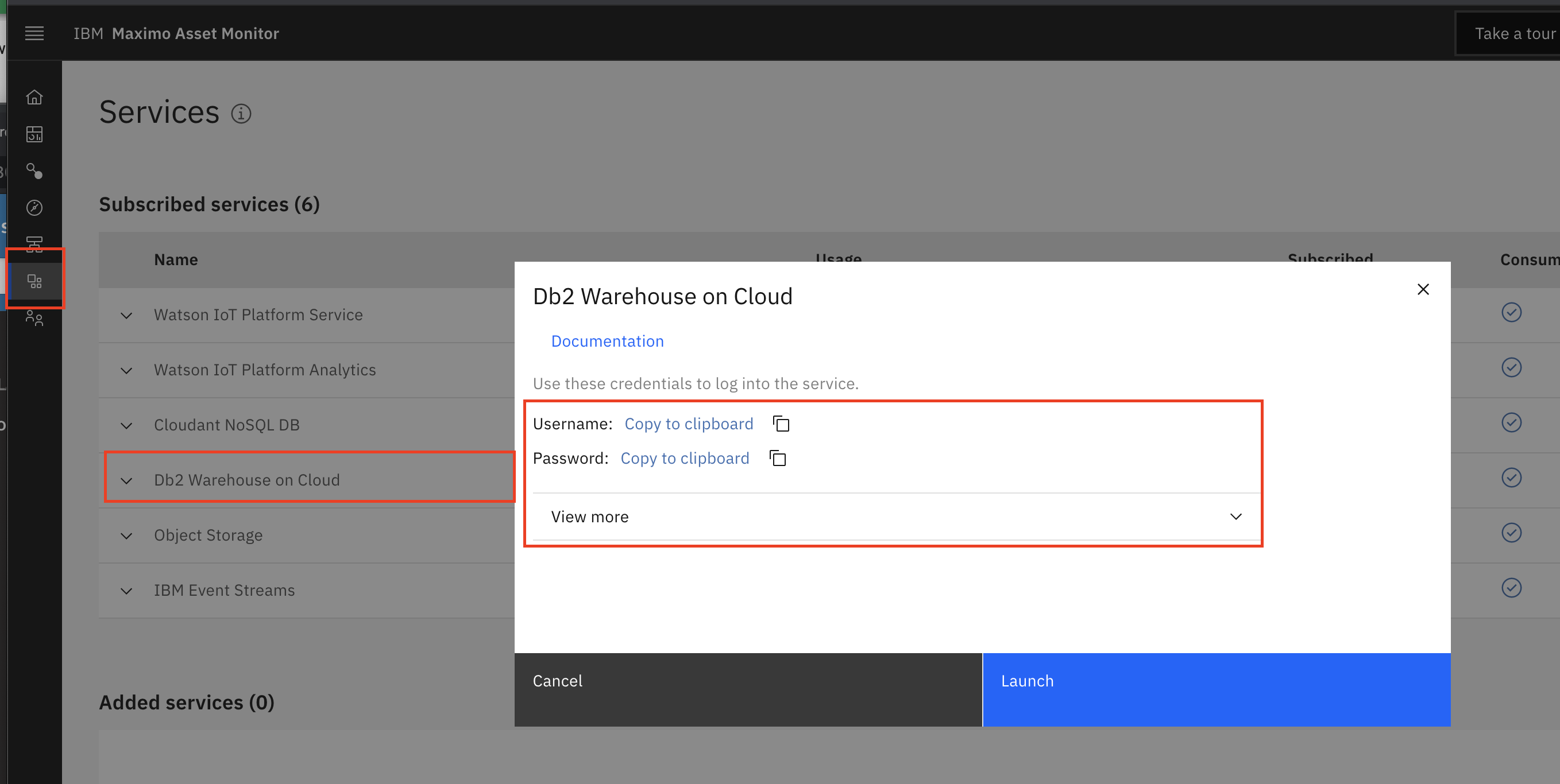 Get DB Connection Details