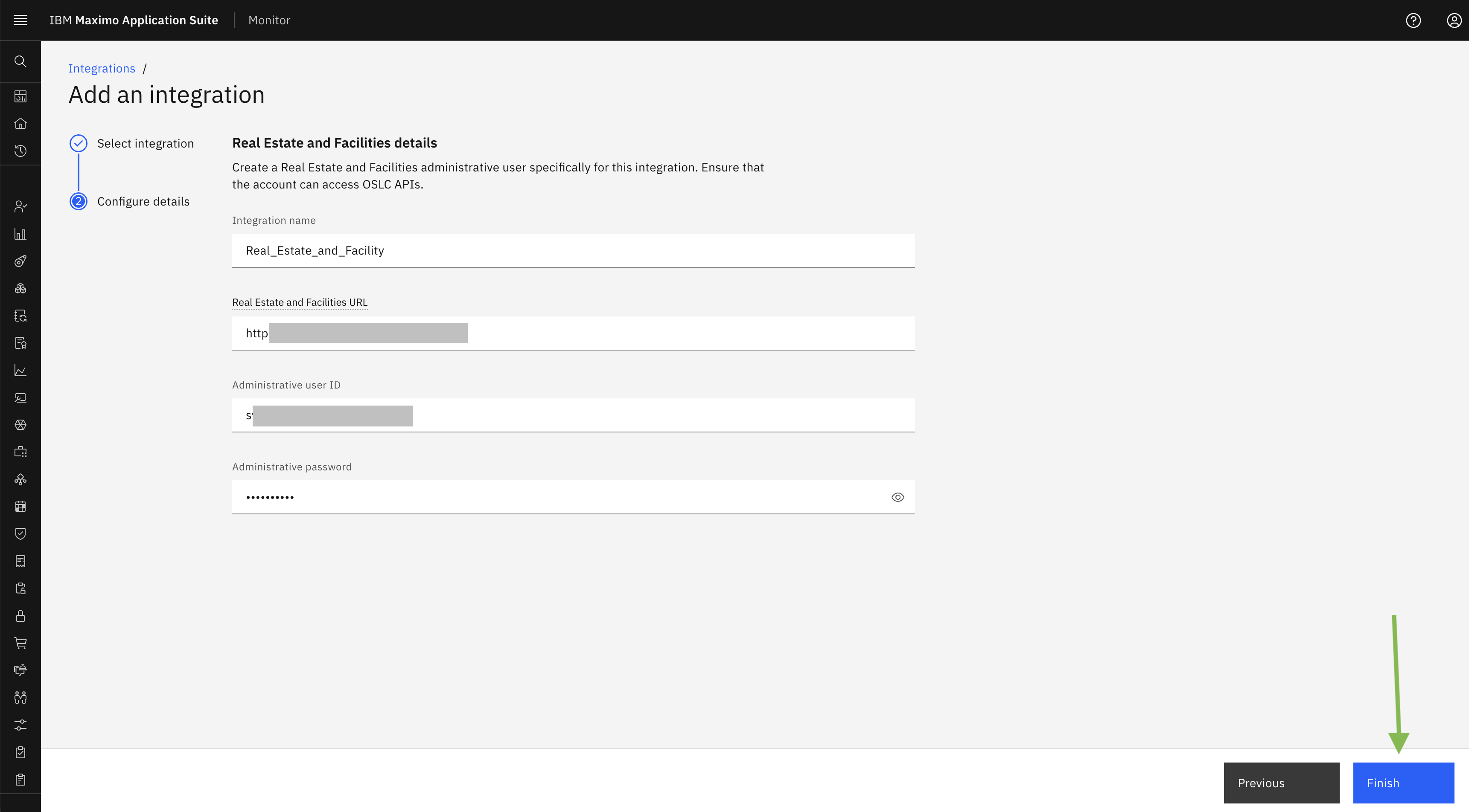 Configure Details