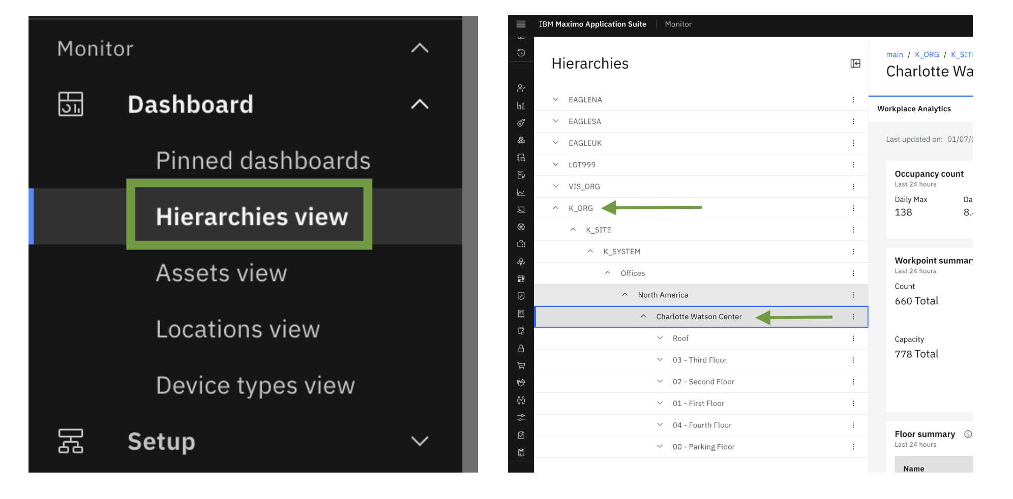 Dashboard Side Menu