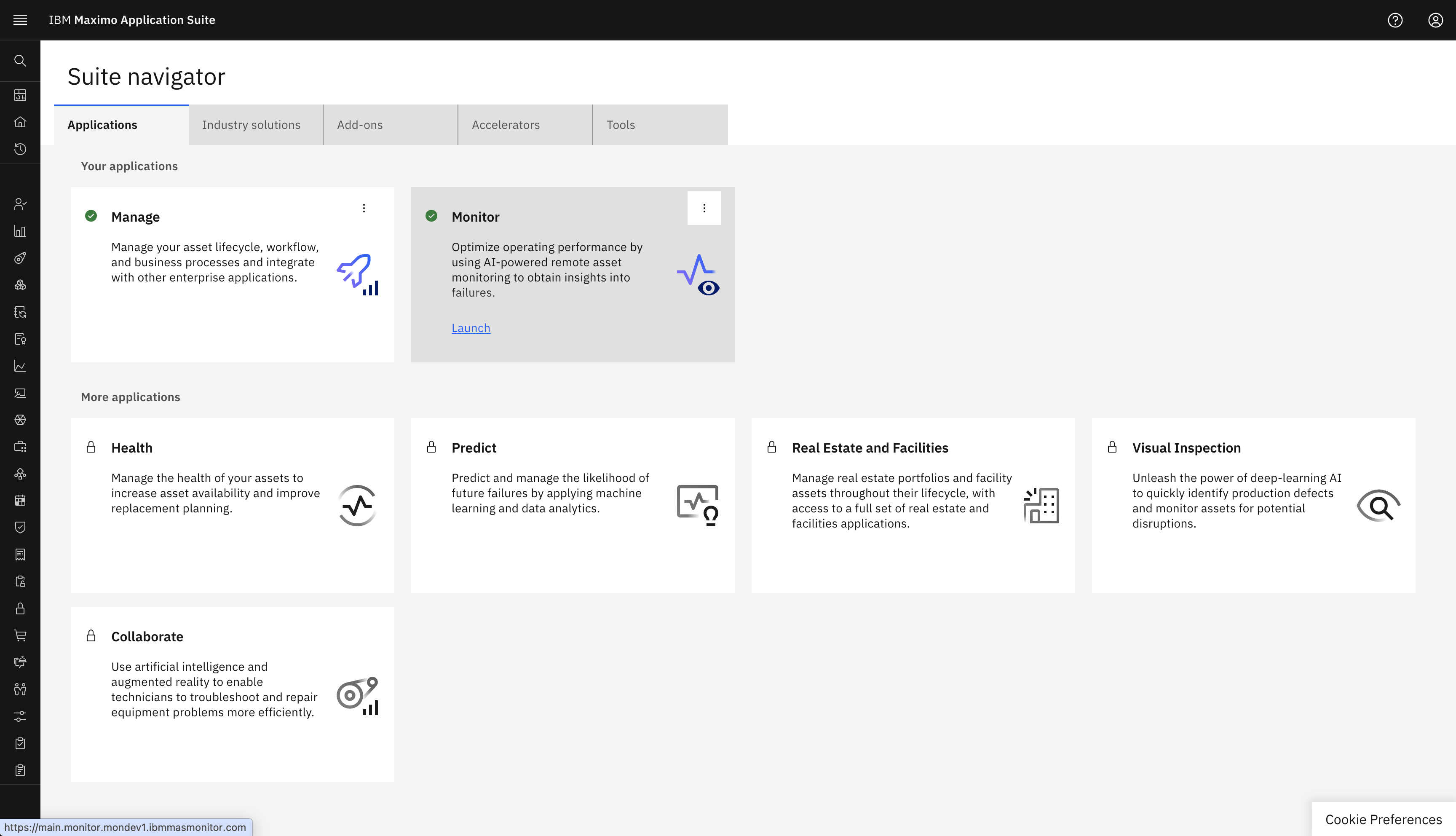 Navigate to Integration Page