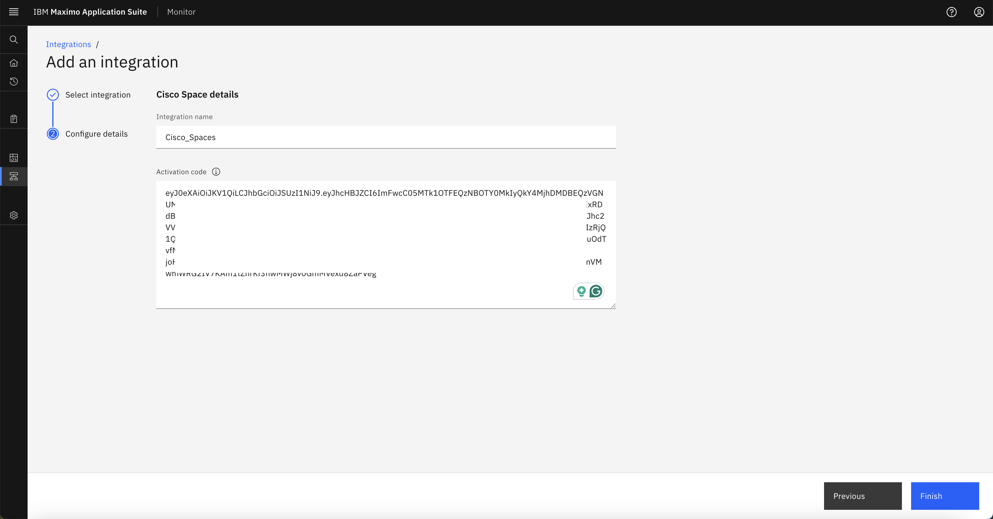 Cisco Space add config