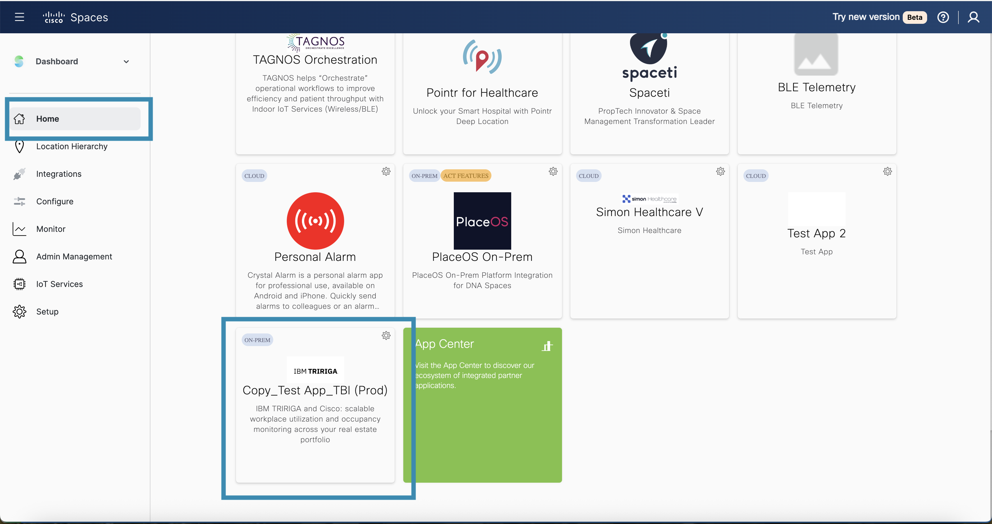 Cisco Spaces App