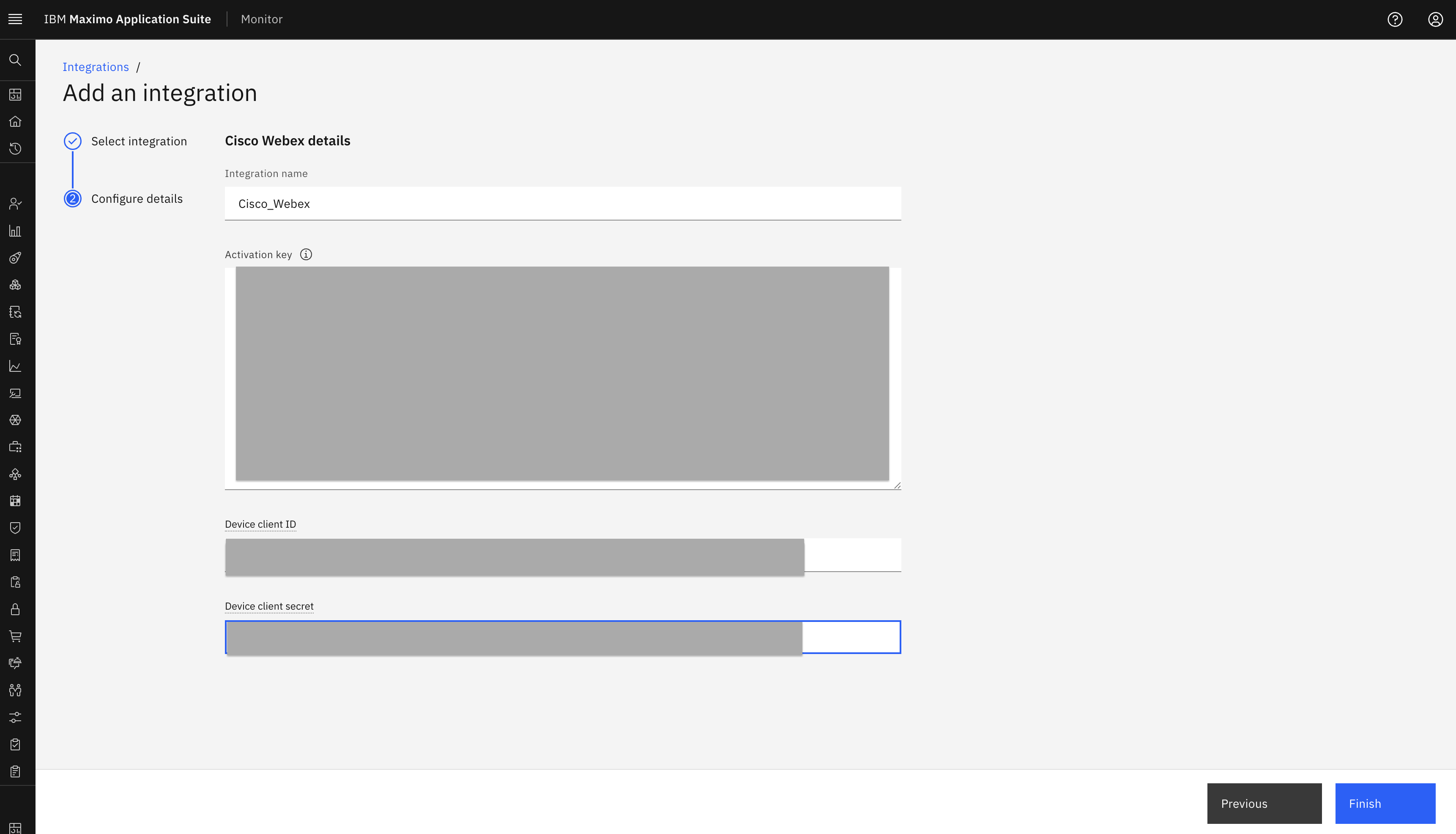 Select Cisco Webex