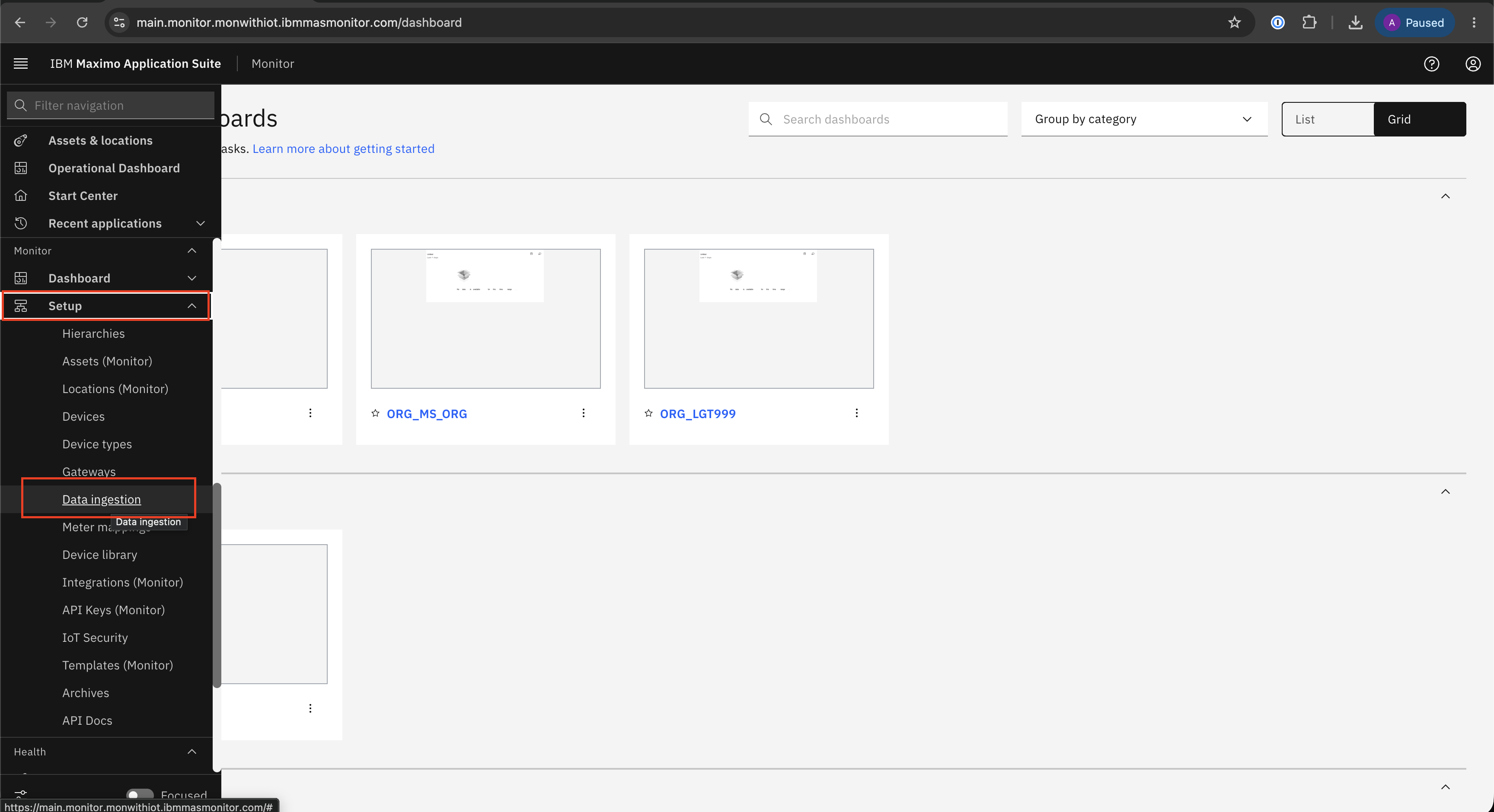 Navigate Data Ingestion