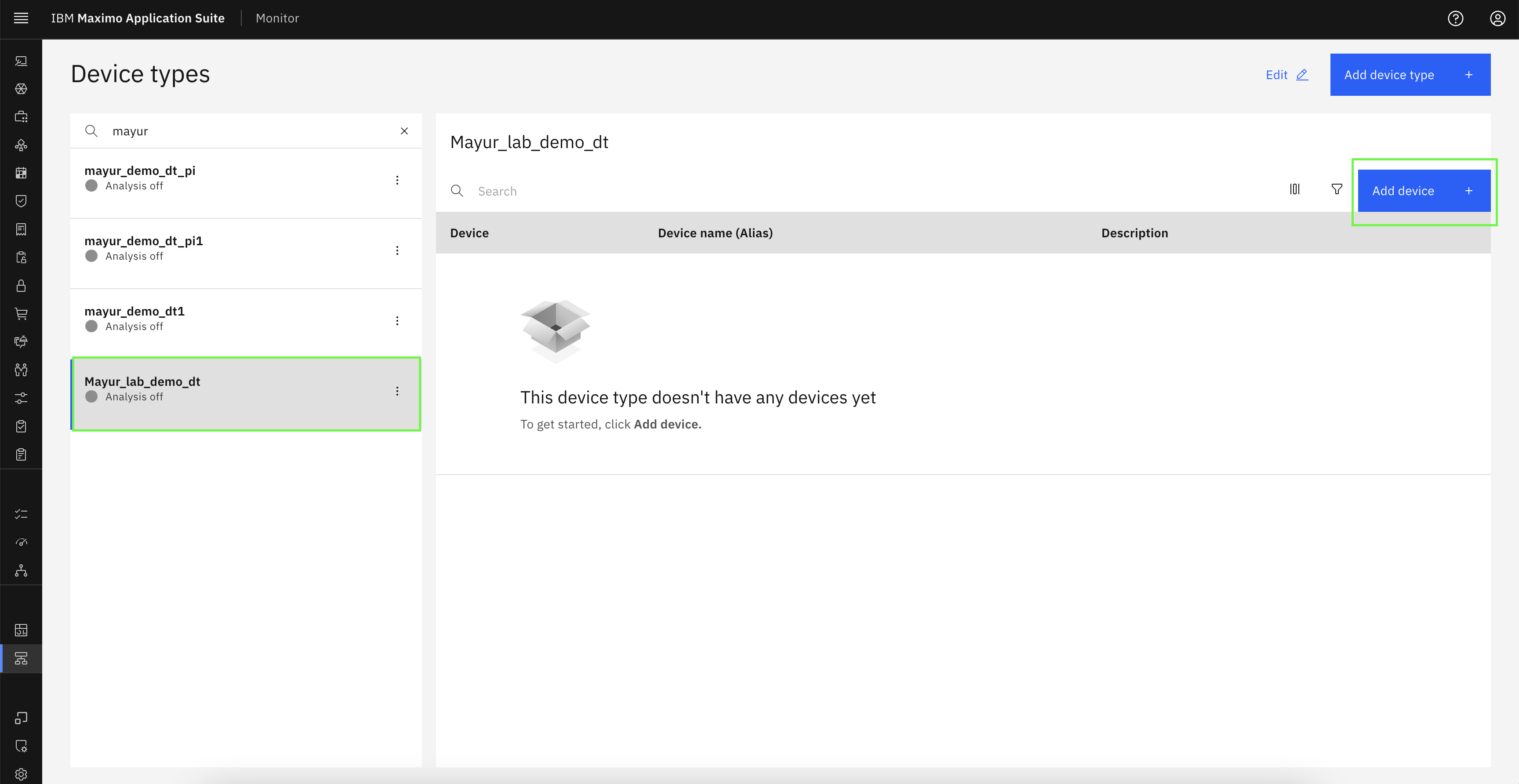 All Device Setup 4. Add and Edit devices - Device and device type setup