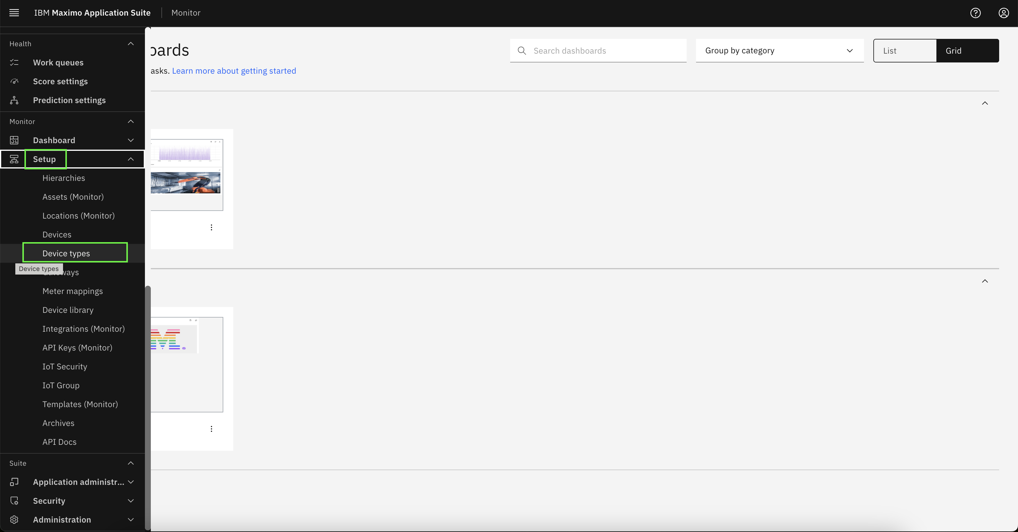 1. Device Type Creation - Device and device type setup