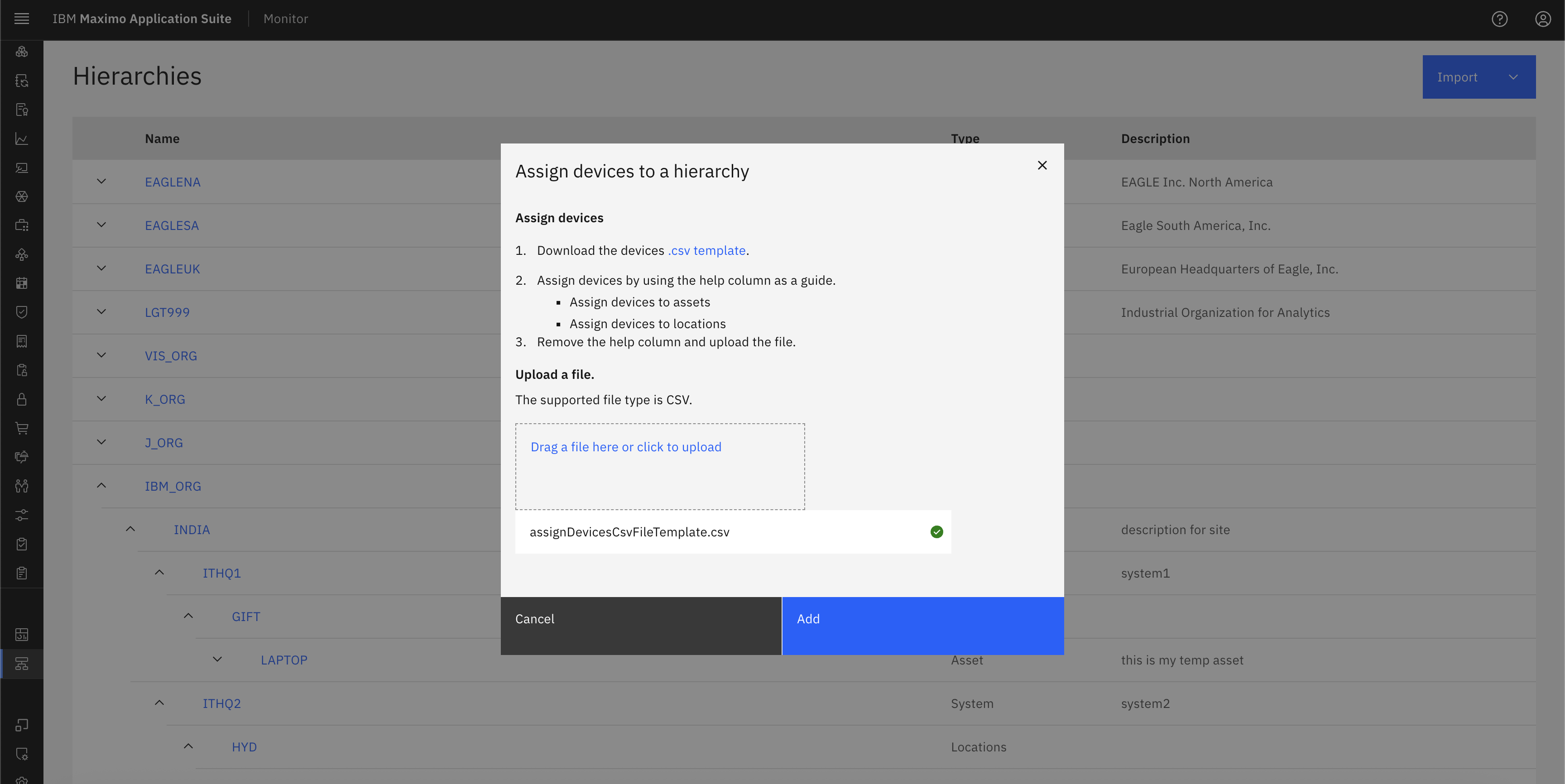 Import and Validate CSV