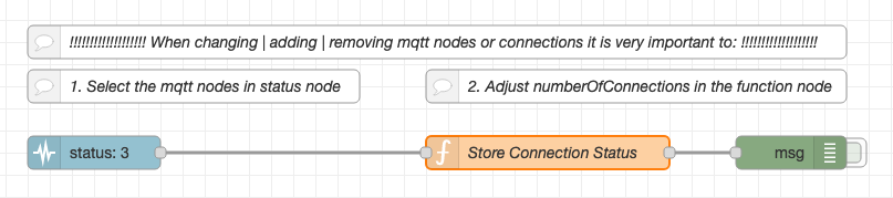 NR - Status node