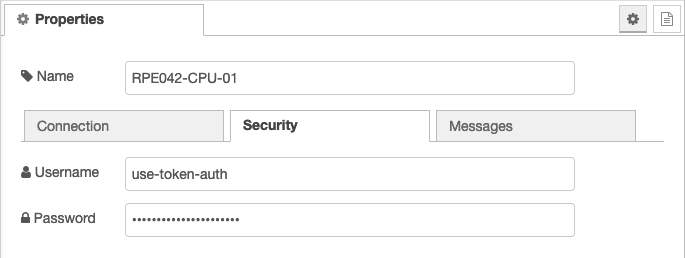 NR - mqtt out