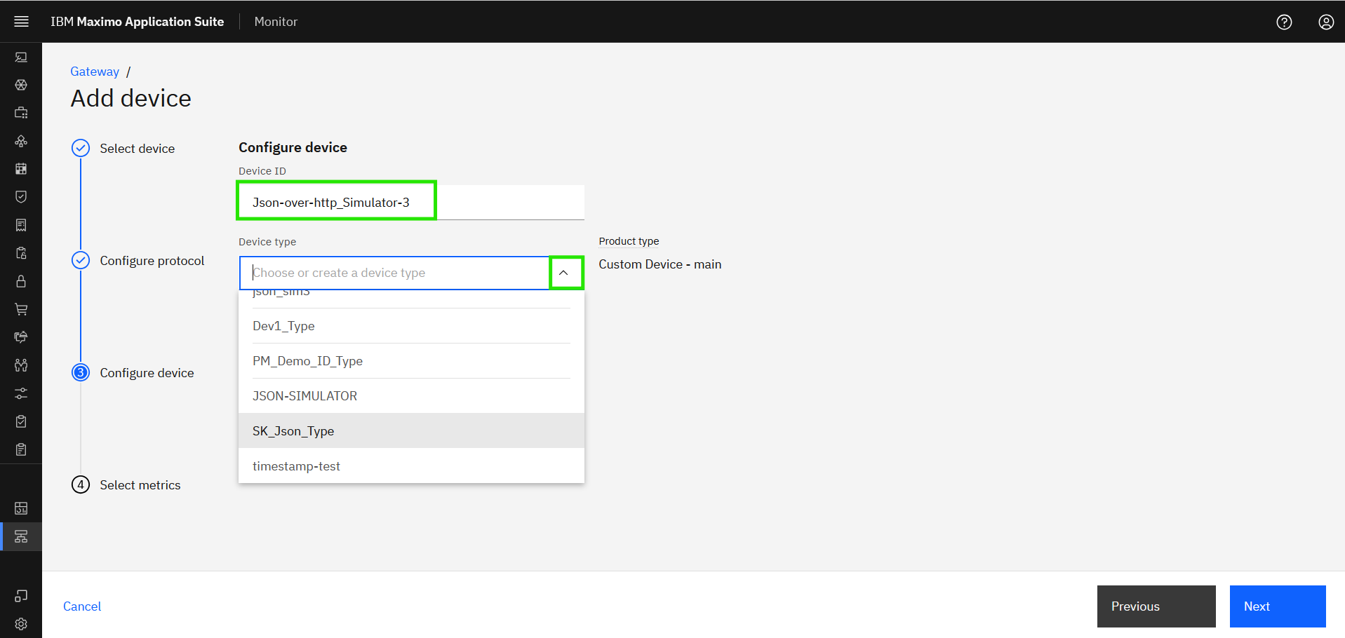 Configure Device ID