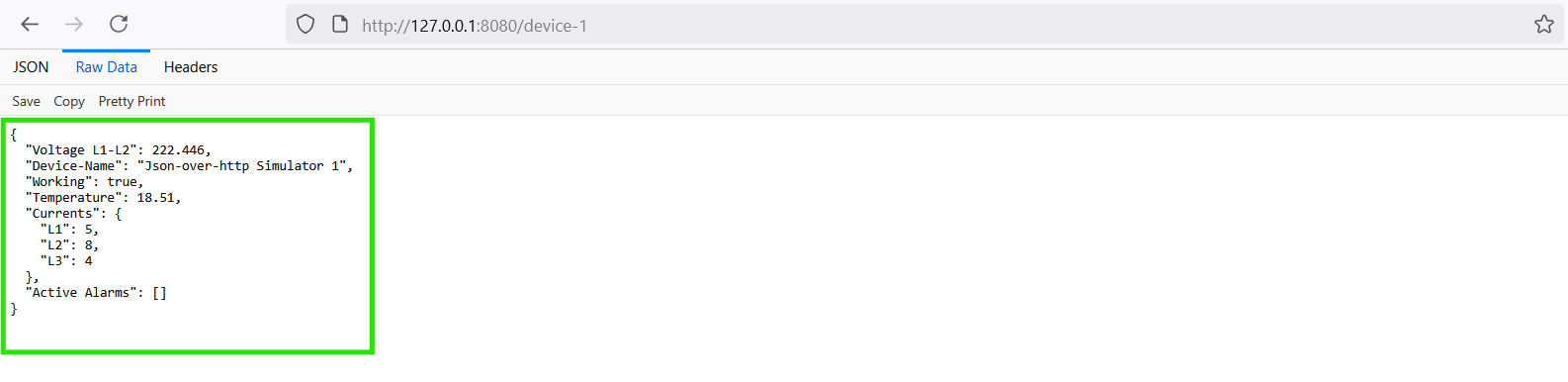 Import device settings