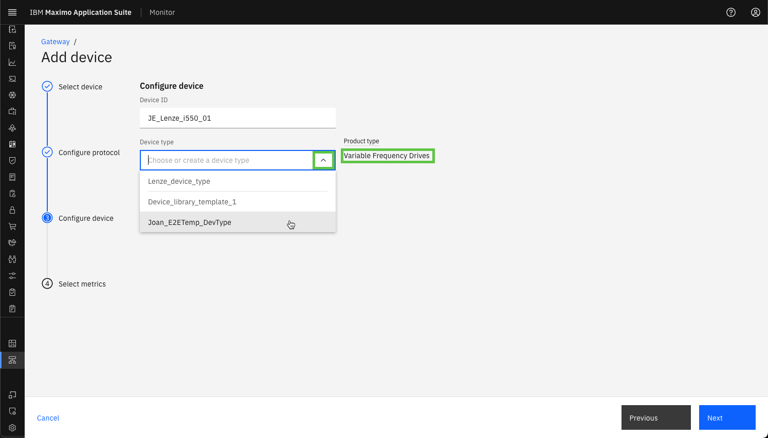 Configure Device ID