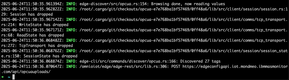 Scan for devices execution