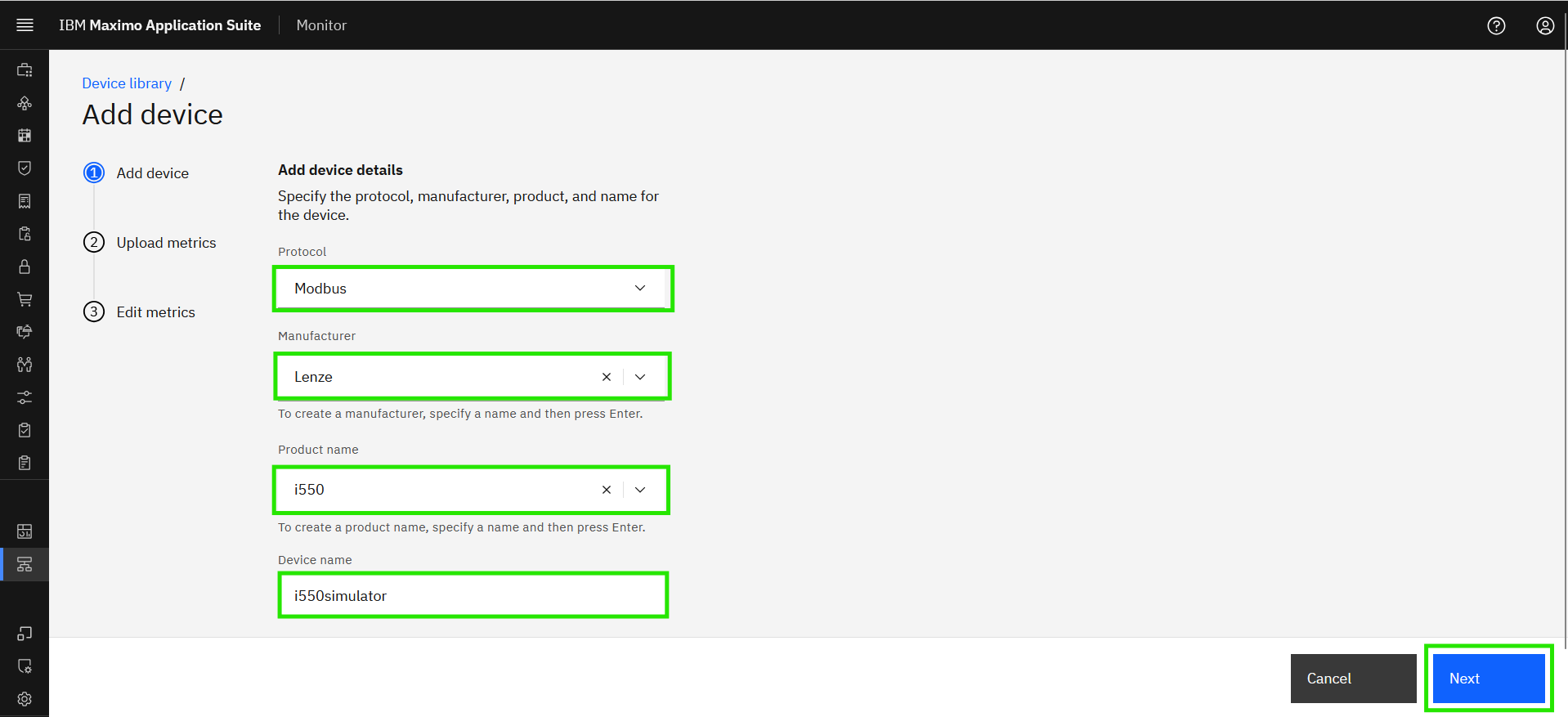Import device settings
