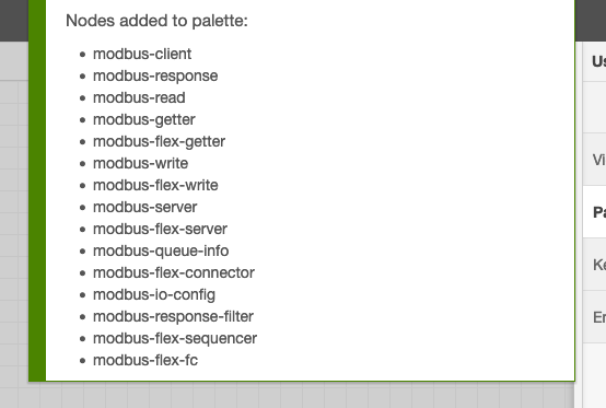 Install node-red-contrib-modbus