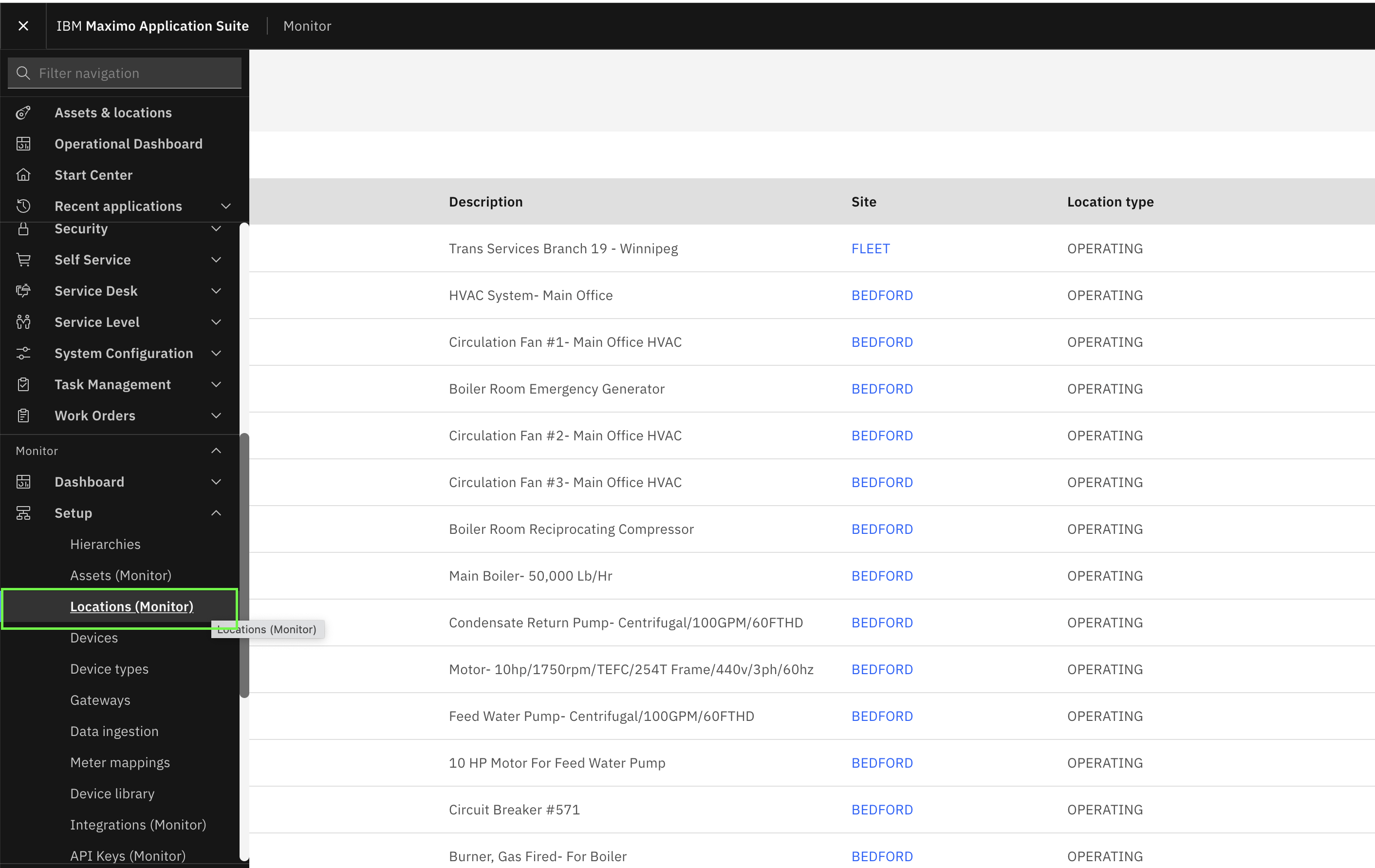 Navigate to Setup