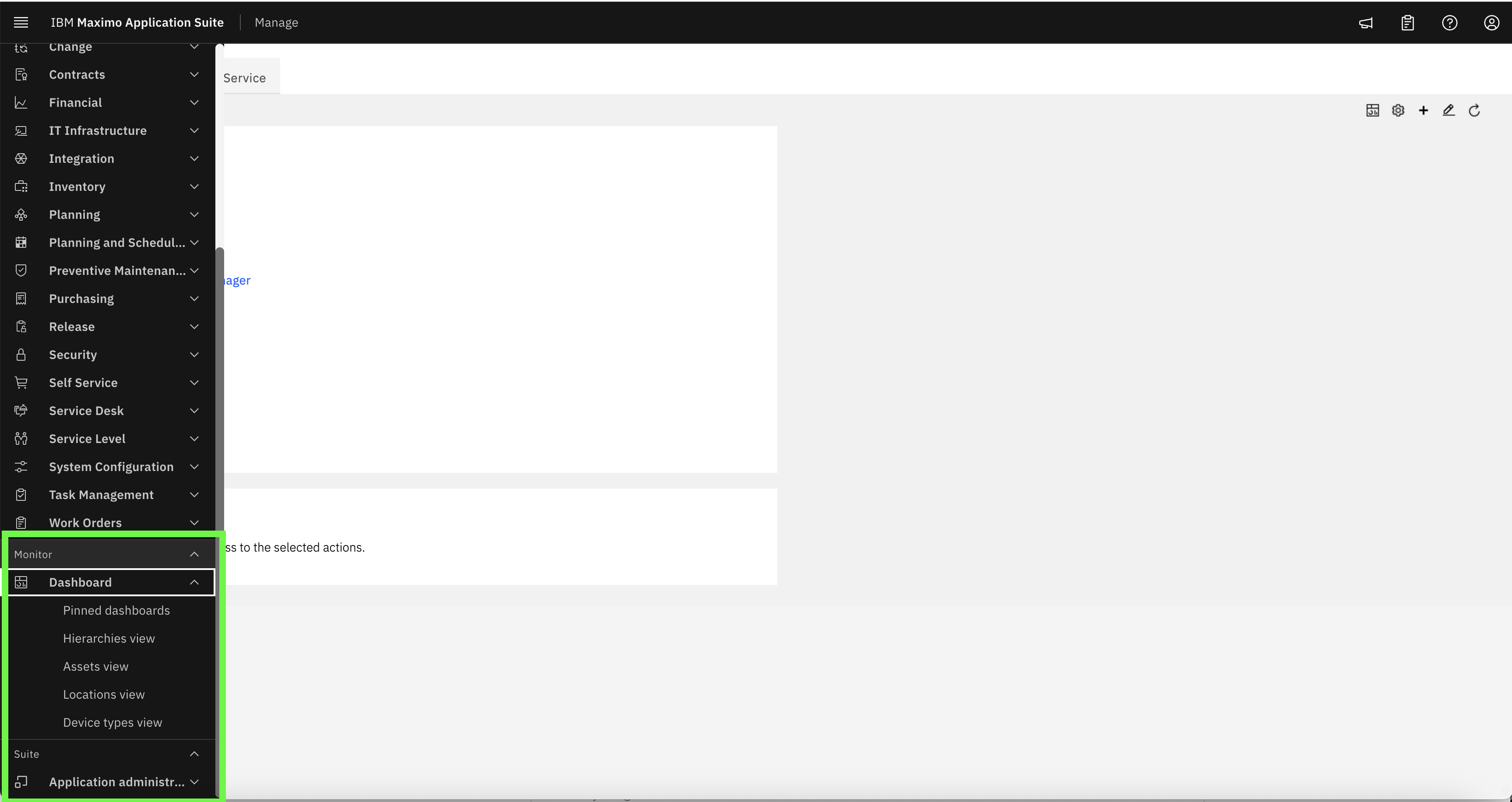 Readonly User Dashboard