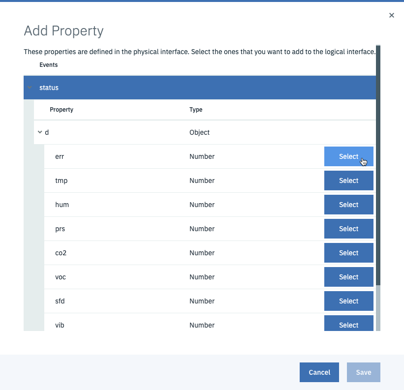 Add Property to Physical Interface