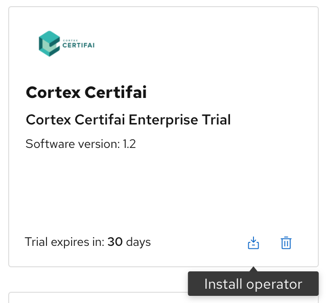 Install Cortex