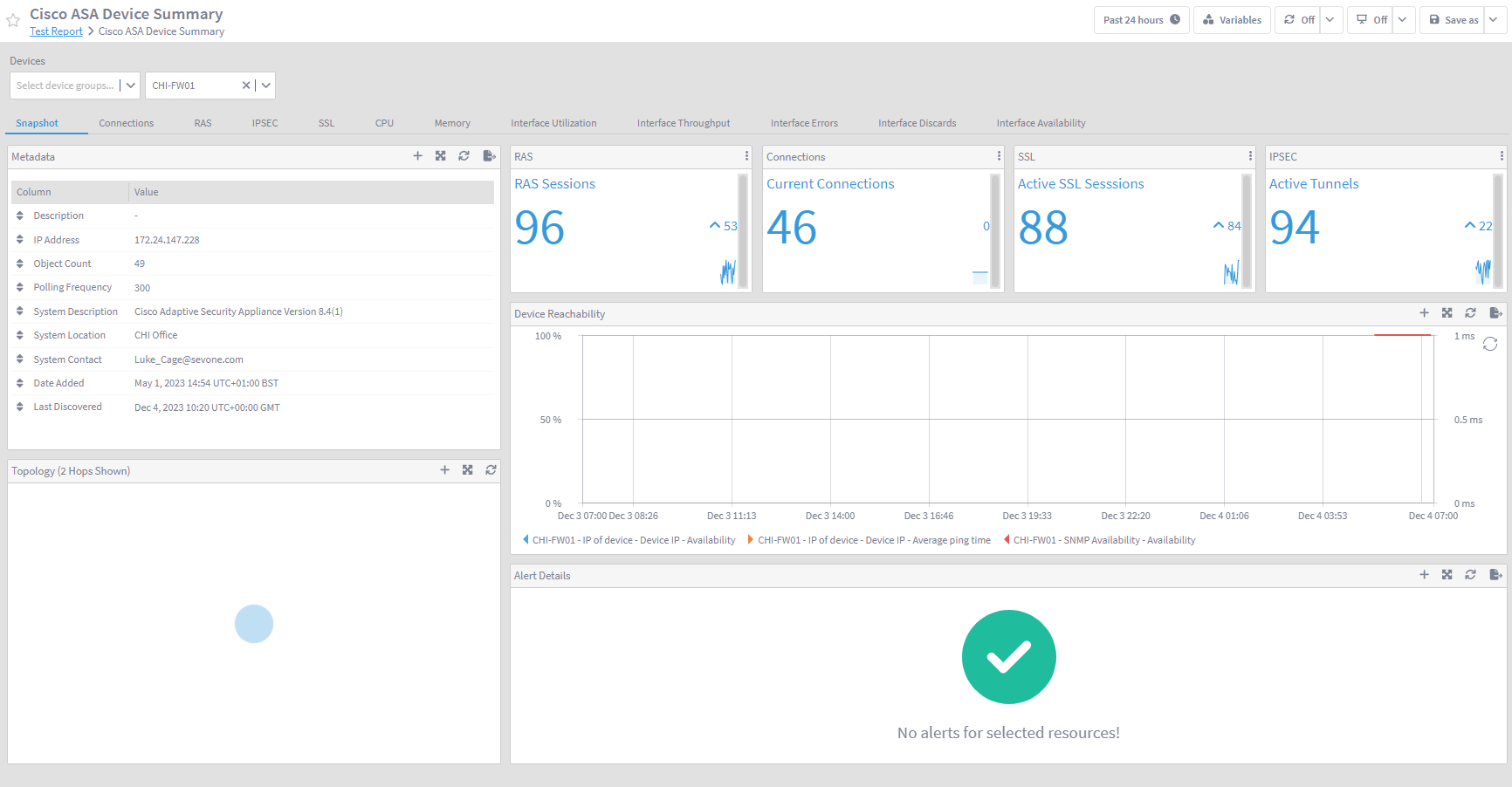 IBM SevOne Automated Network Observability