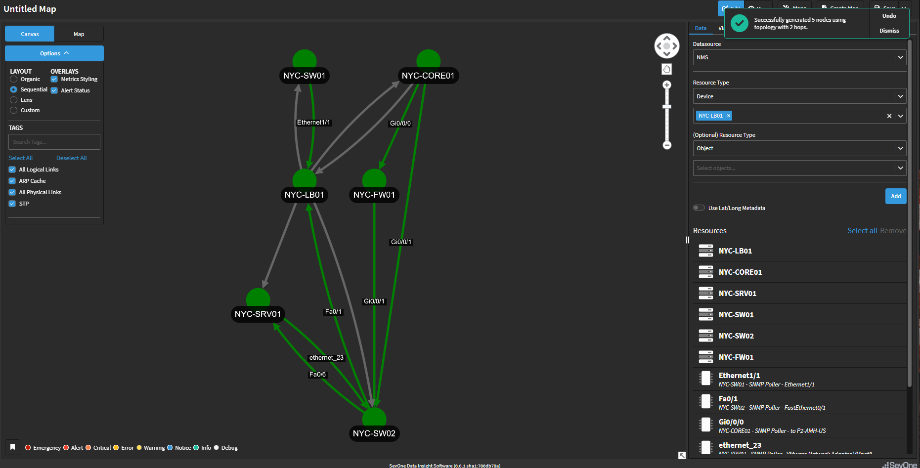 IBM SevOne Automated Network Observability