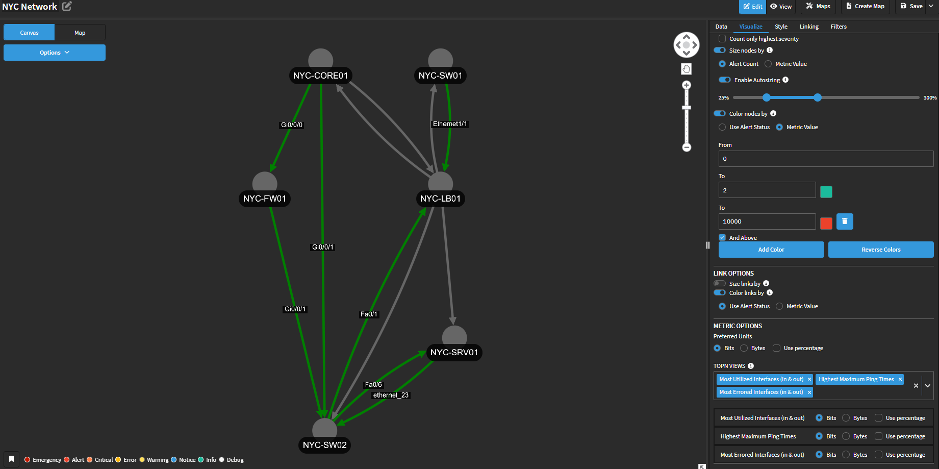 IBM SevOne Automated Network Observability