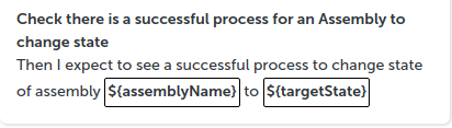 Check for change state process