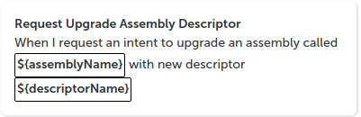 Upgrade Assembly Descriptor