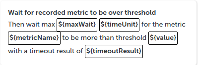 Wait for metric to be over threshold