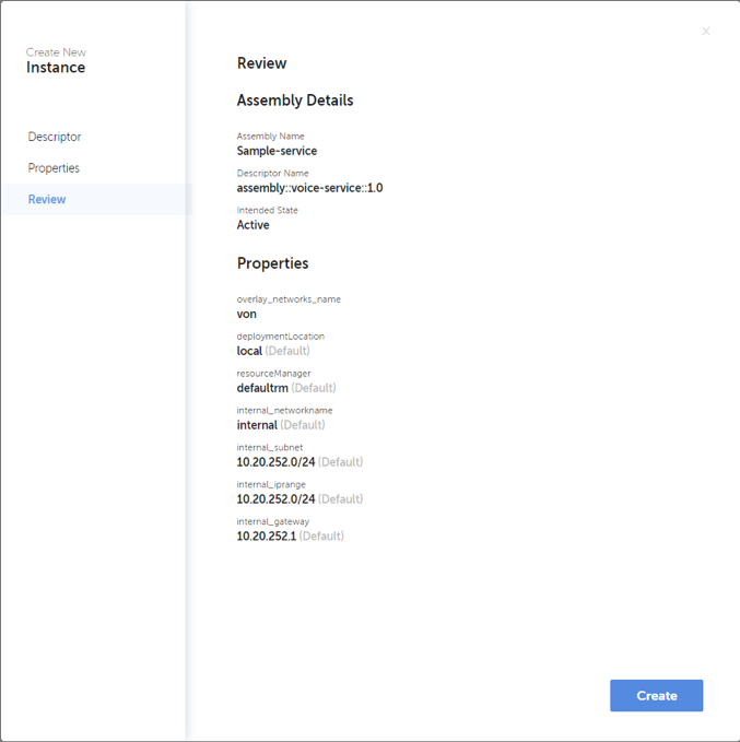 Create Network Service 4