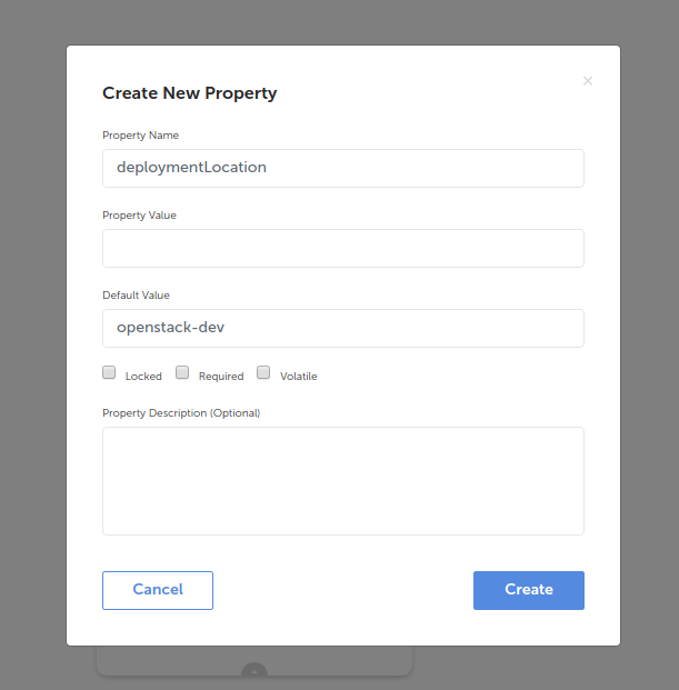 Deployment Location Property