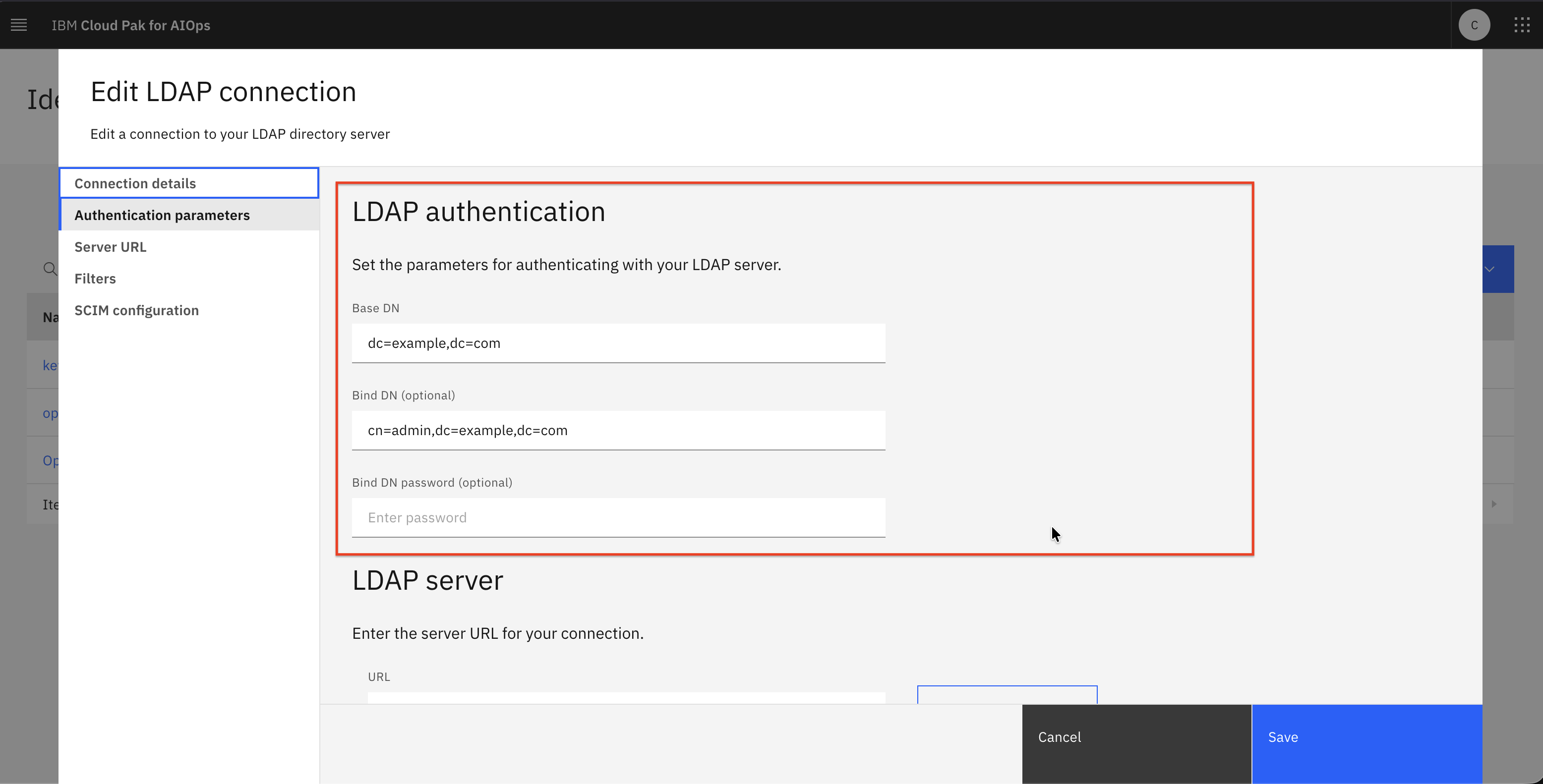 ldap config section 2