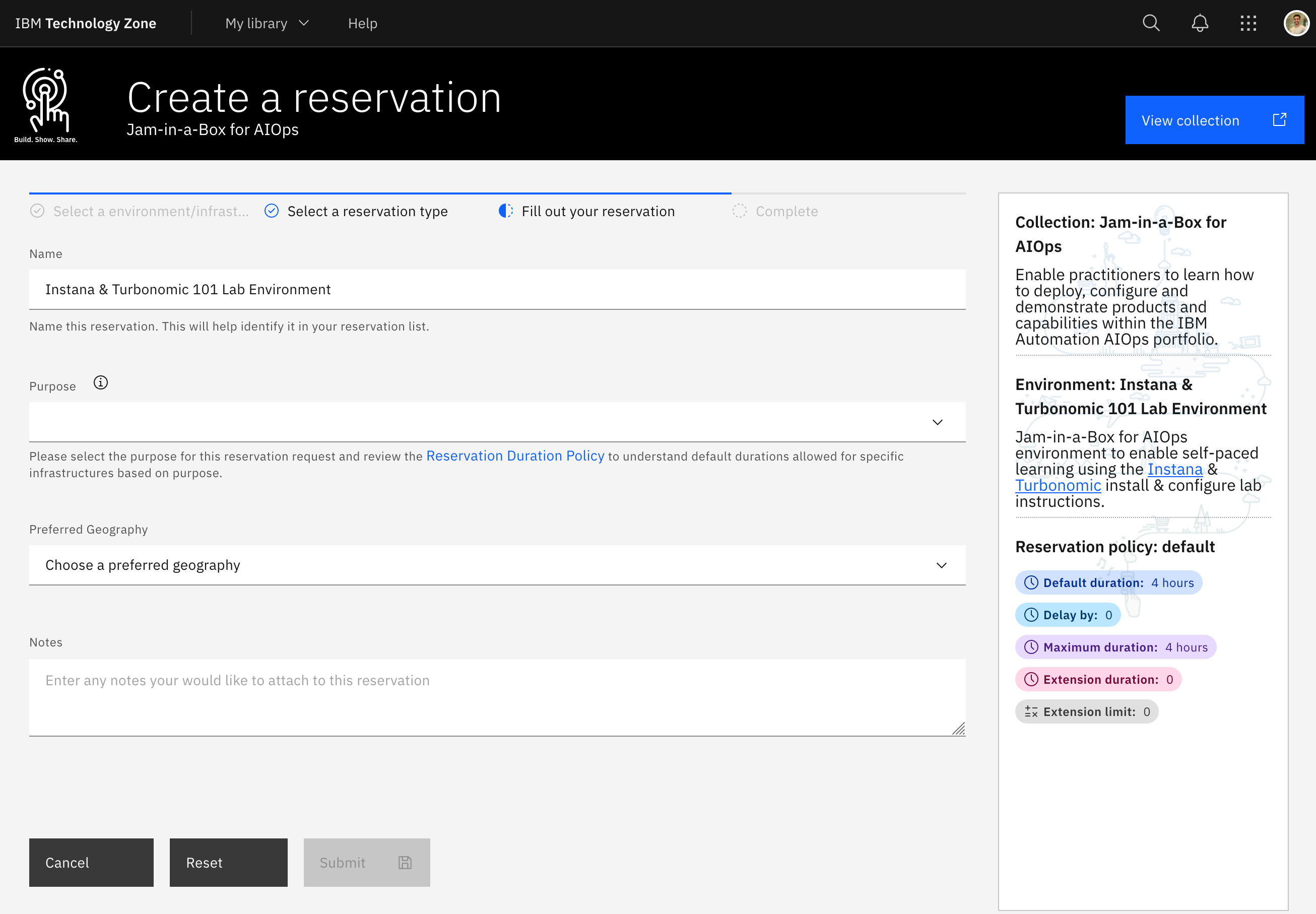 create-reservation