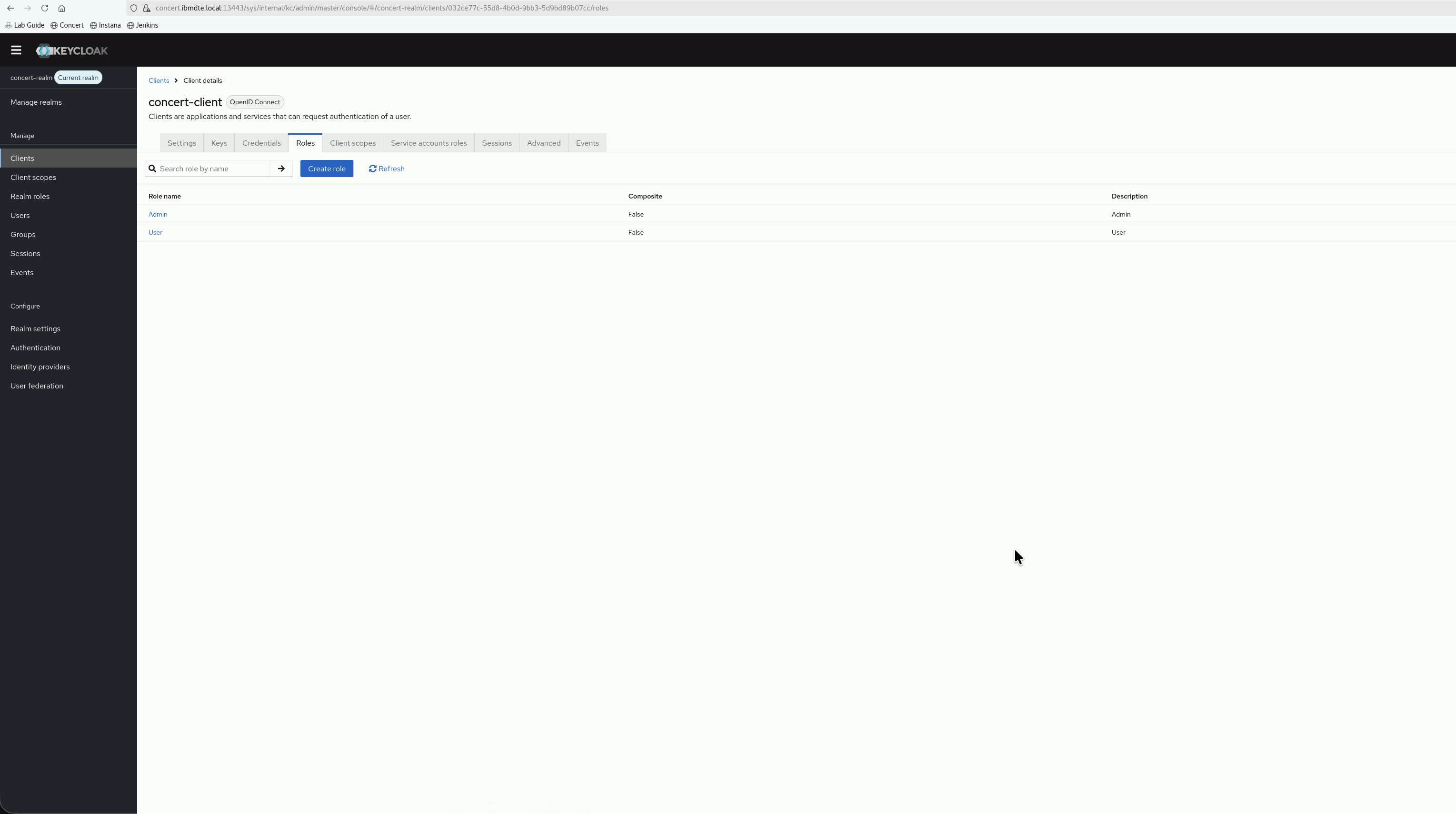 Add Client Role-User