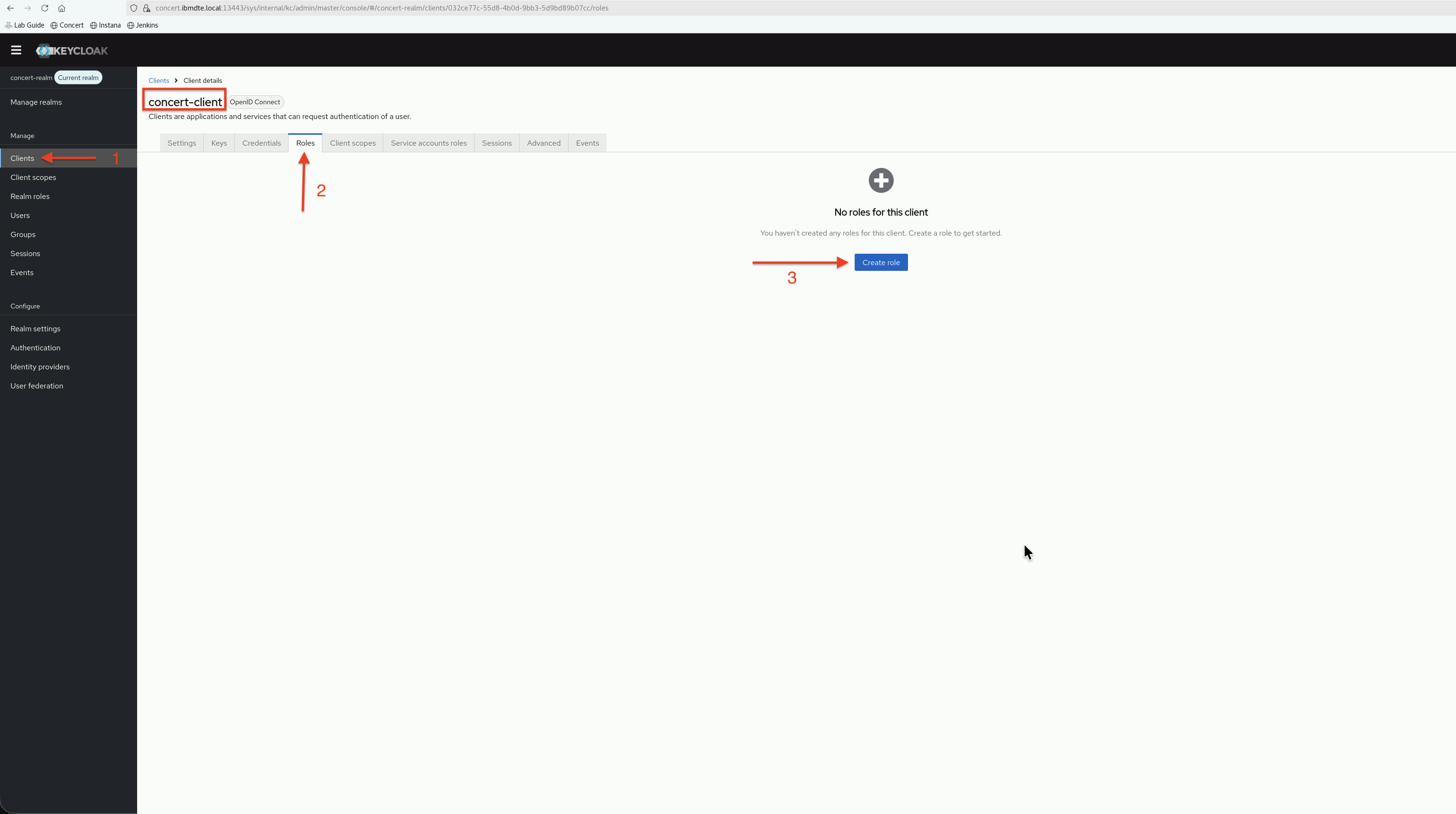 Create Client Role