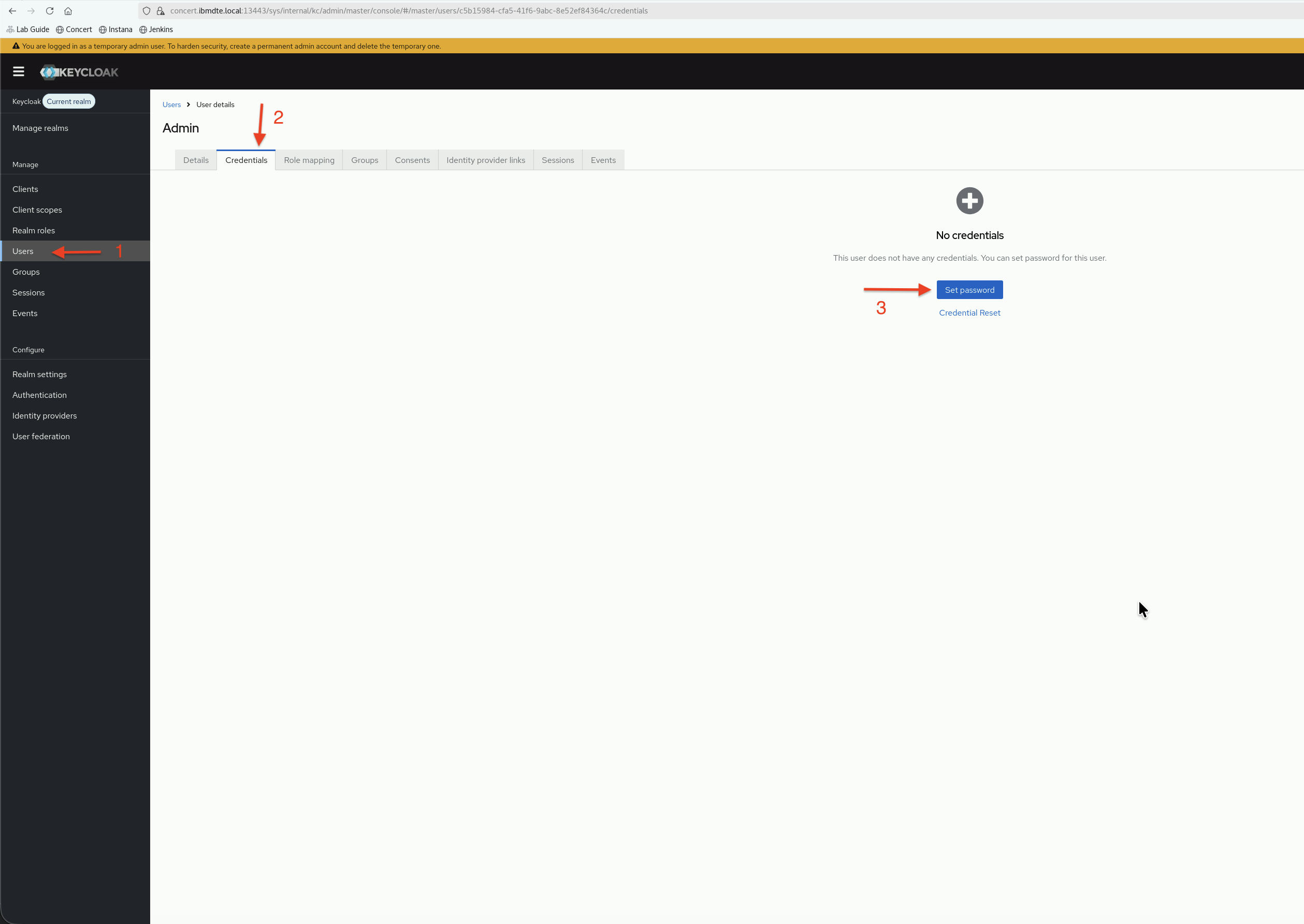 Keycloak Create User