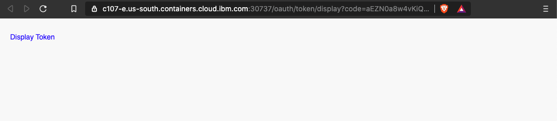 OpenShift Display Token